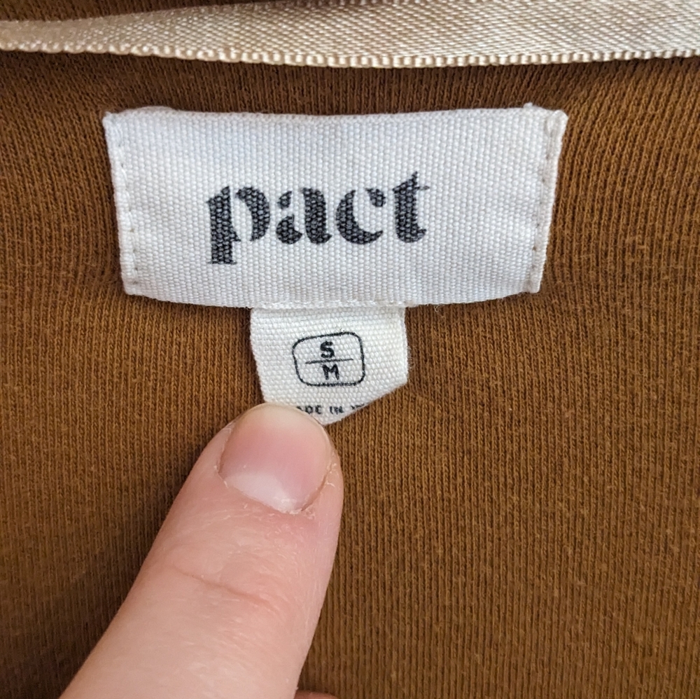 Pact Women's Organic Cotton Airplane Wrap Cardigan - Picture 6 of 7